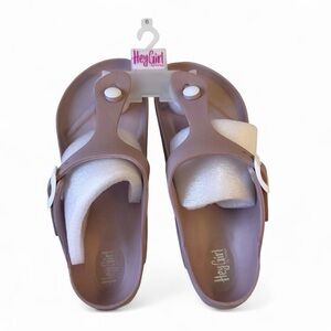 Hey Girl by Corky’s Jet Ski Blush Pink Sandals Women’s 6 Summer Vacation Beach